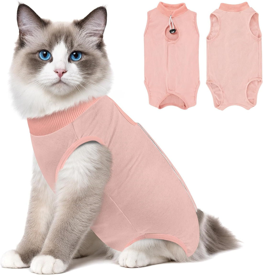 Cat Recovery Suit After Surgery, Cat Onesie for Abdominal Wound