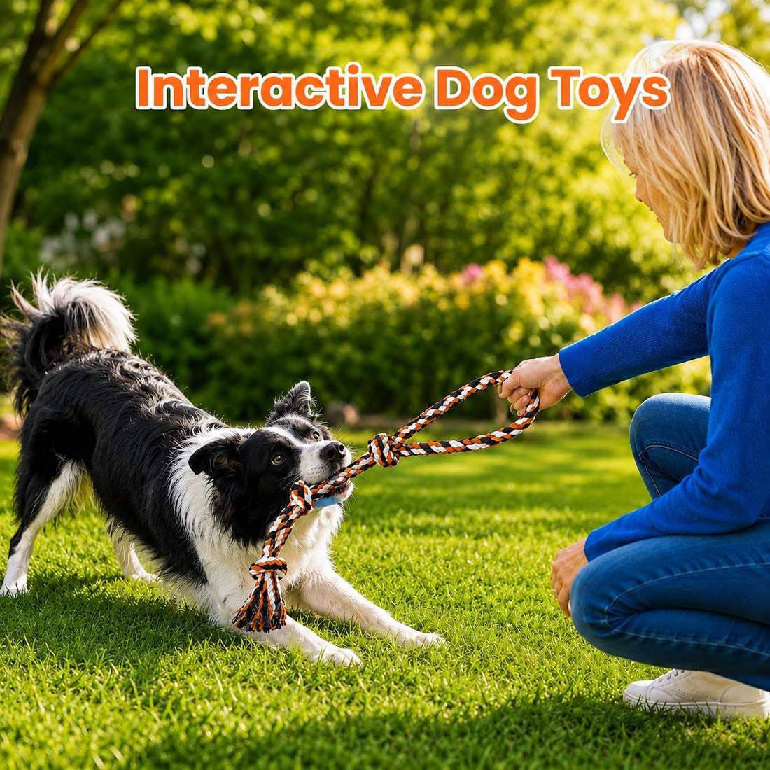 Aitmexcn Dog Rope Toys for Large and Medium Aggressive Chewers