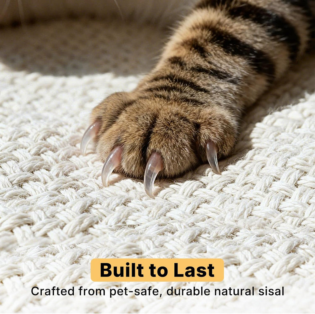 Veehoo Cat Scratcher Side Table for Couch, Sofa Protector End Table