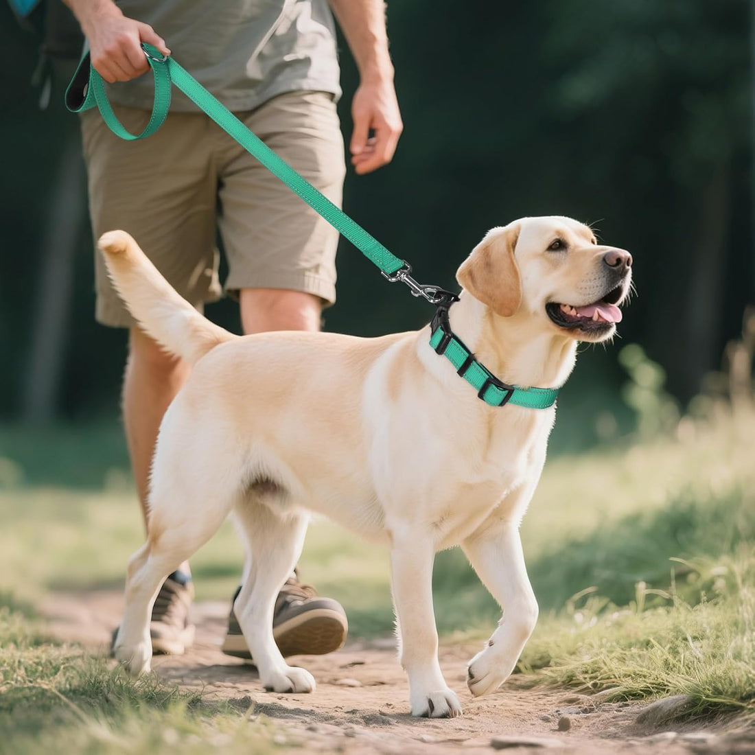 Joytale Reflective Dog Collar, Soft Neoprene Padded, Metal D-Ring