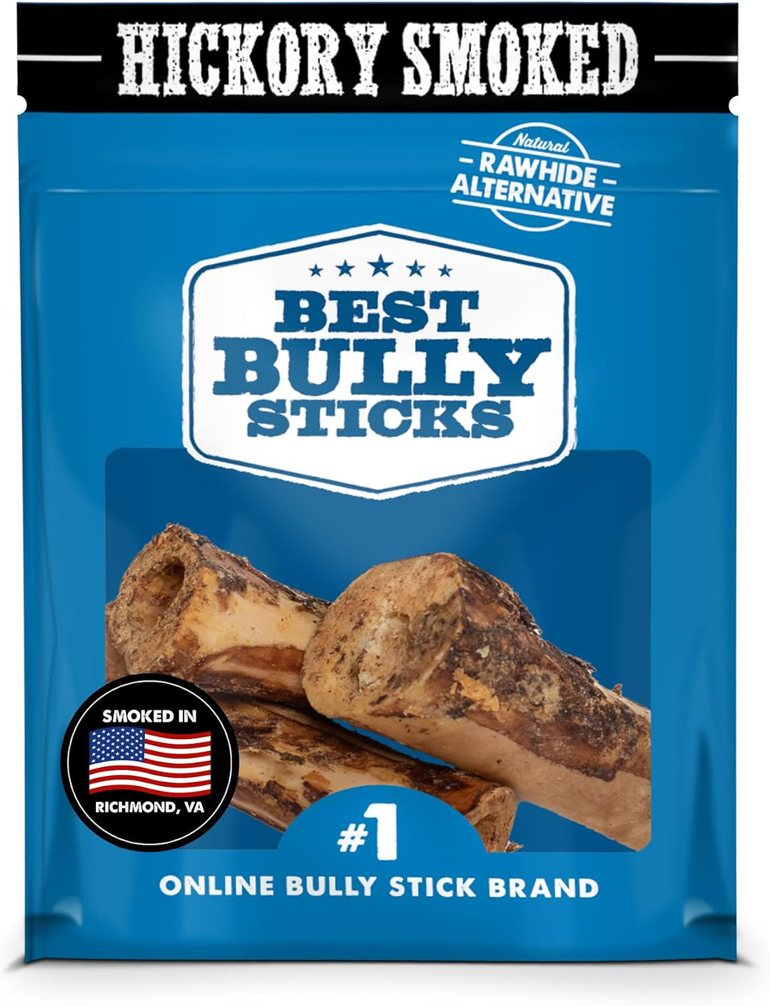 Best Bully Sticks Marrow Bones for Dogs, Large, 3 Count