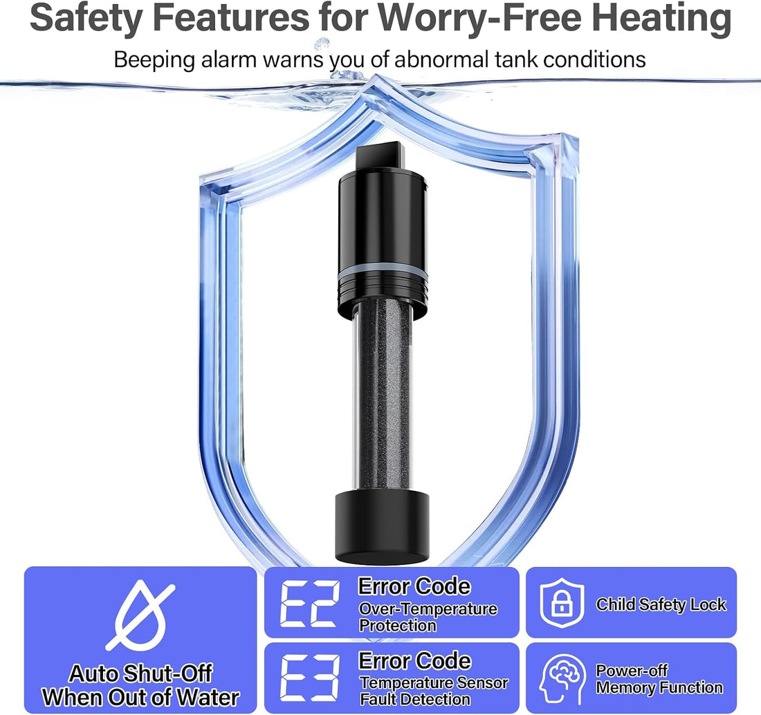 hygger ECO Precise 50W Aquarium Heater Submersible