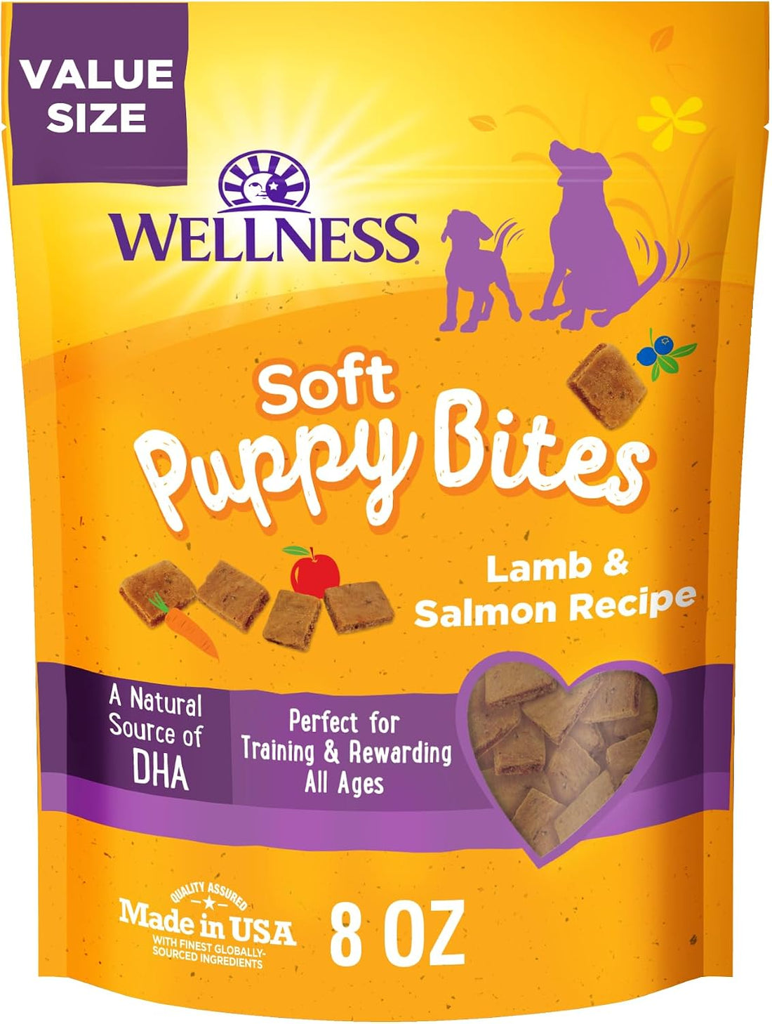 Wellness Soft Puppy Bites Dog Training Treats, Natural, Grain Free