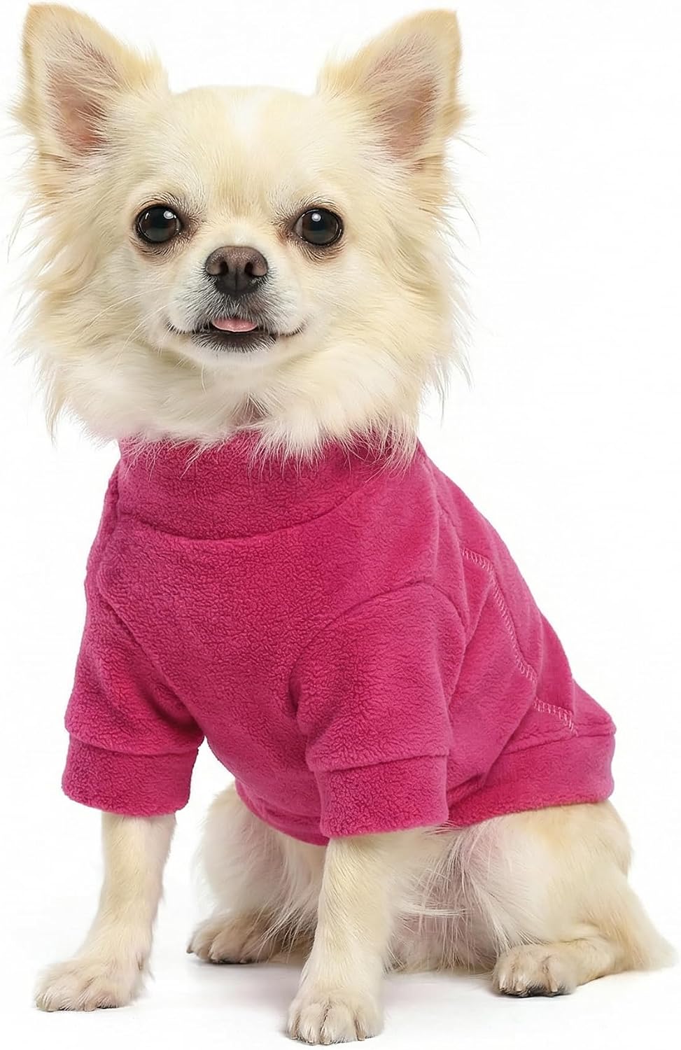 Fitwarm 3 Pack Classic Fleece Sweatshirt for Small Dogs and Cats