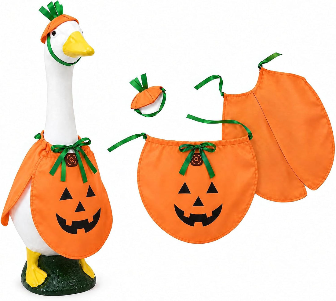 Halloween Pumpkin Clothes for 7 Inch Desk Goose