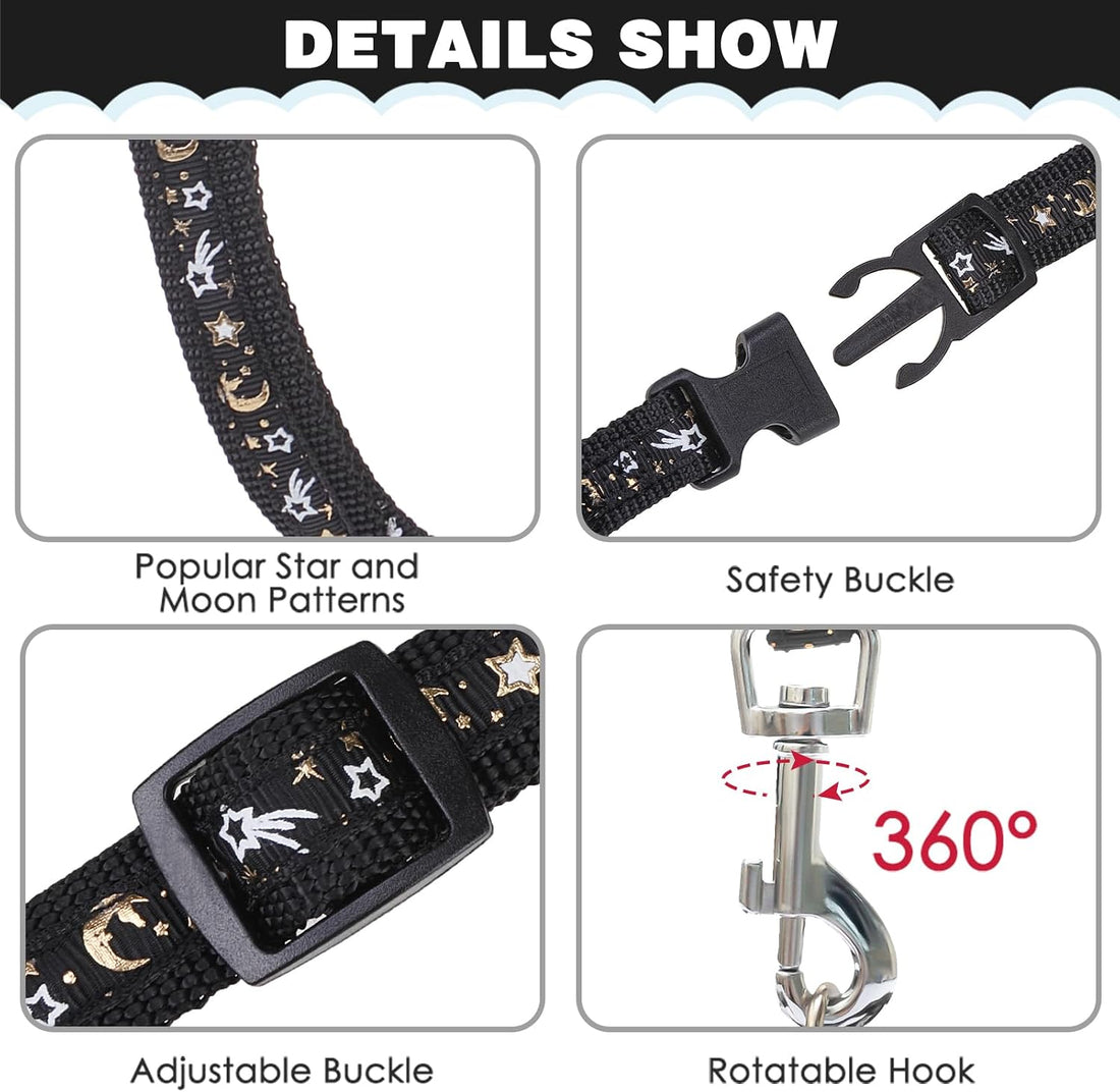 PAWCHIE Cat Harness with Leash and Collar Set