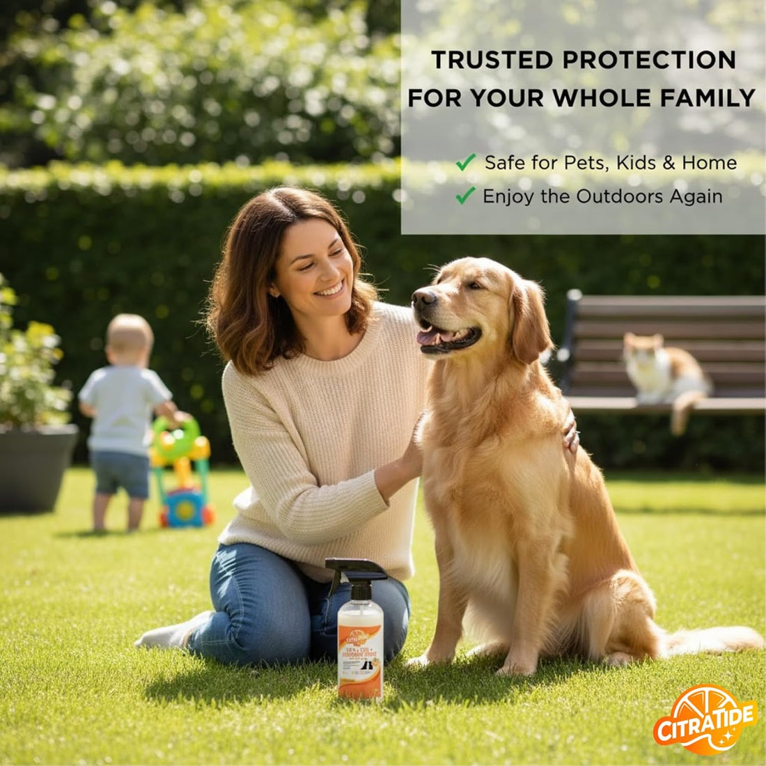 Natural Flea, Tick & Mosquito Spray for Dogs