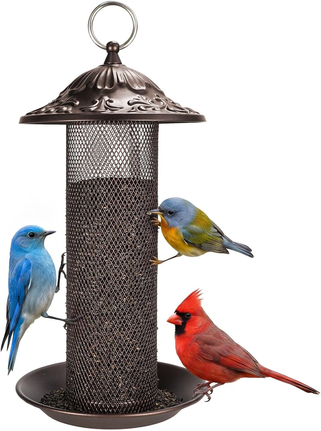 Nyjer/Thistle Seeds Wild Bird Feeder 2 Pack,All-Metal Material
