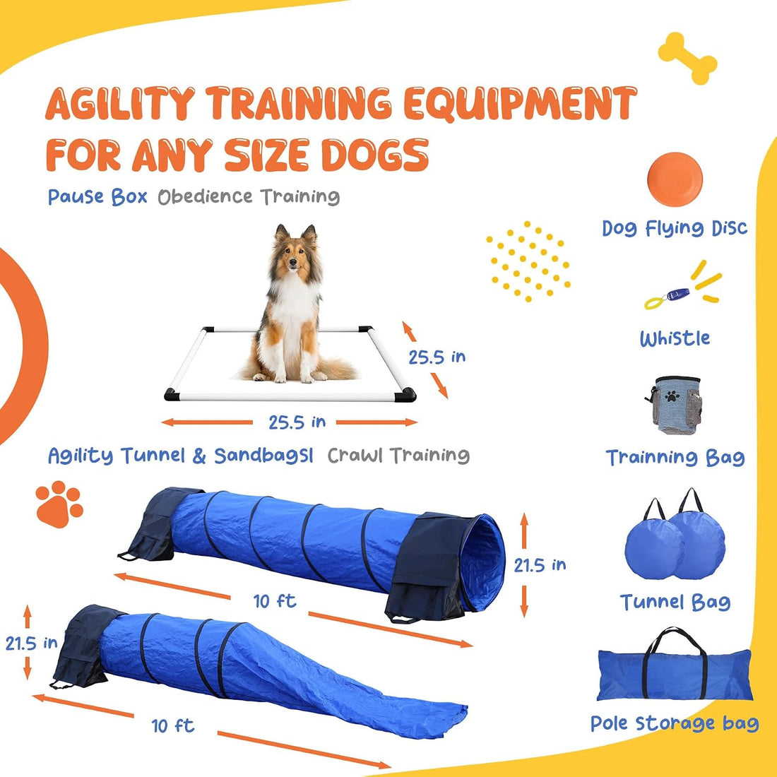 POPMOON Agility Training Equipment for Dogs