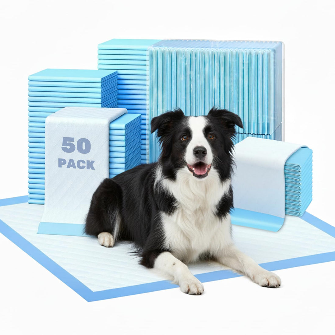 FluffyDream Super Absorbent Waterproof Dog and Puppy Pet Training Pad