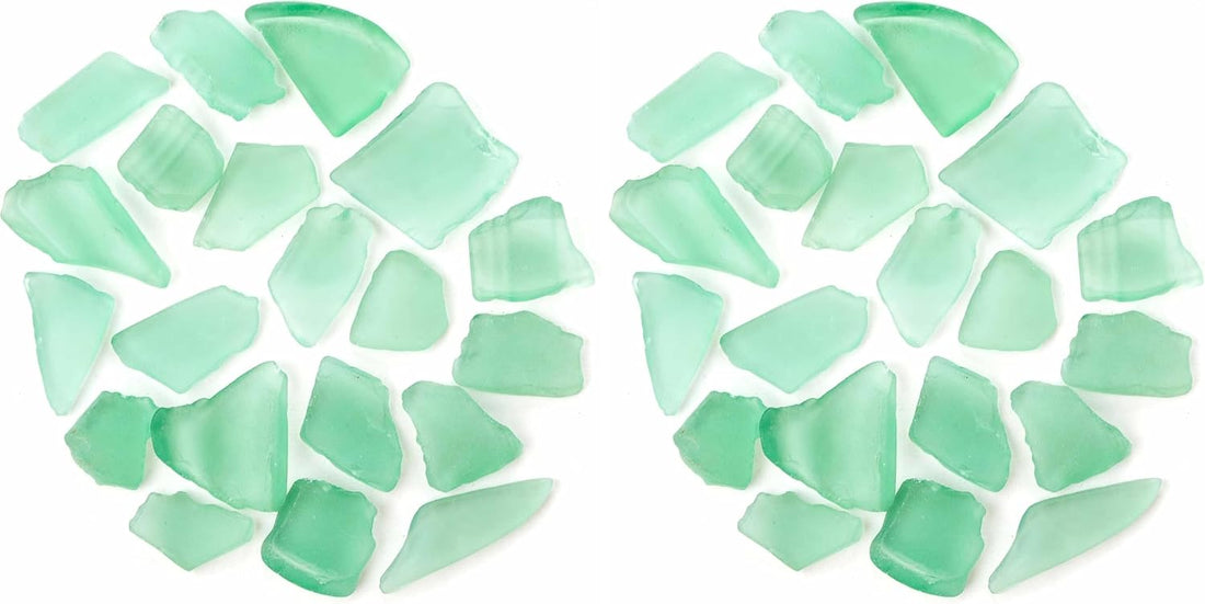 Galapagos (05133 Aquarium Sea Glass, Sage Green, 4lb Bag