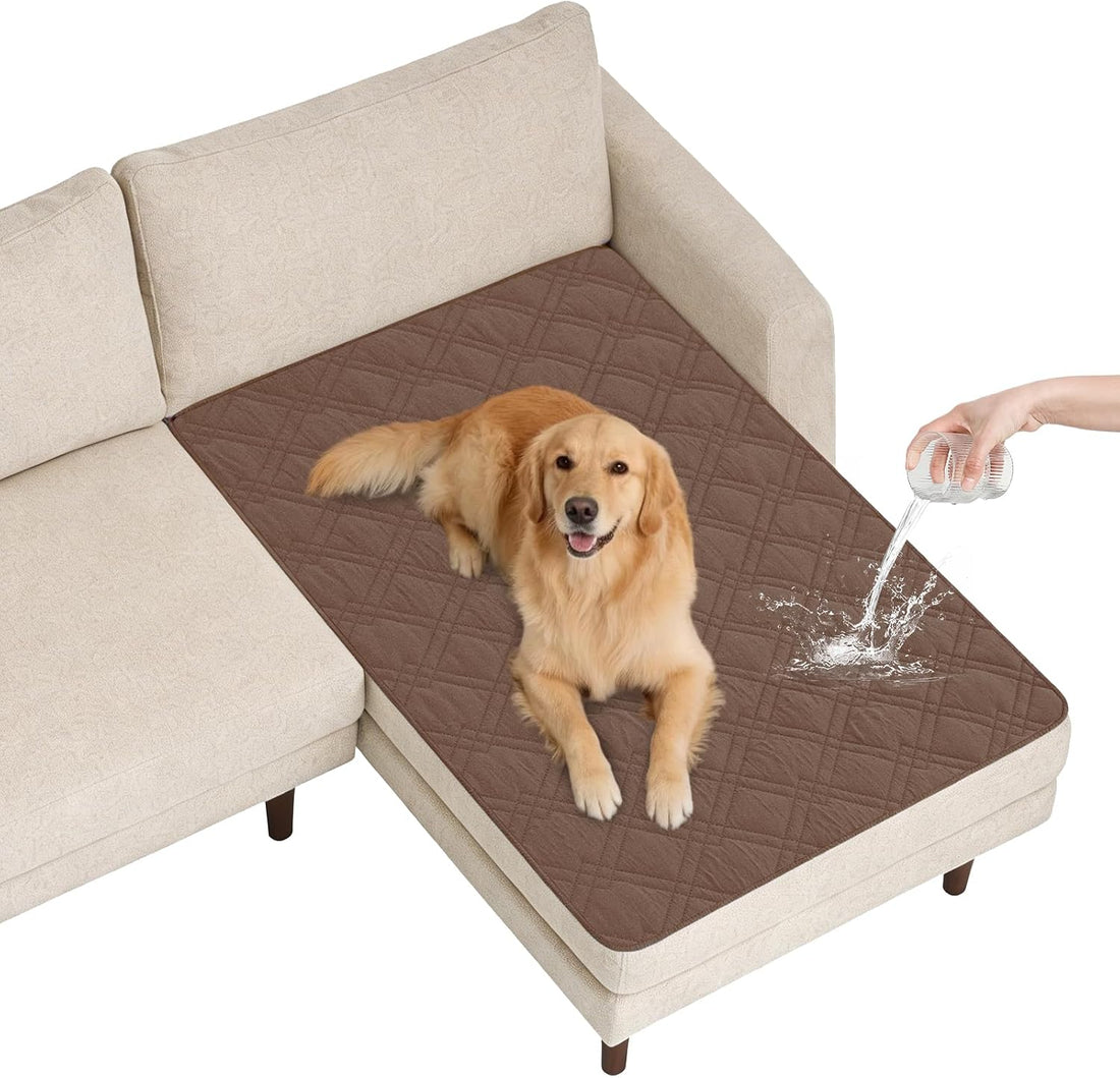 Waterproof 7 Layer Reversible Couch Covers for Dogs Bed Blanket