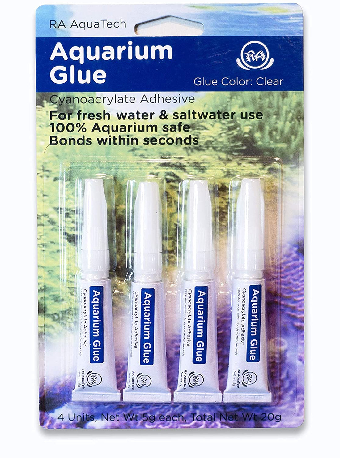 Aquarium Glue Clear for Plants Corals aquascaping Instant Aquarium