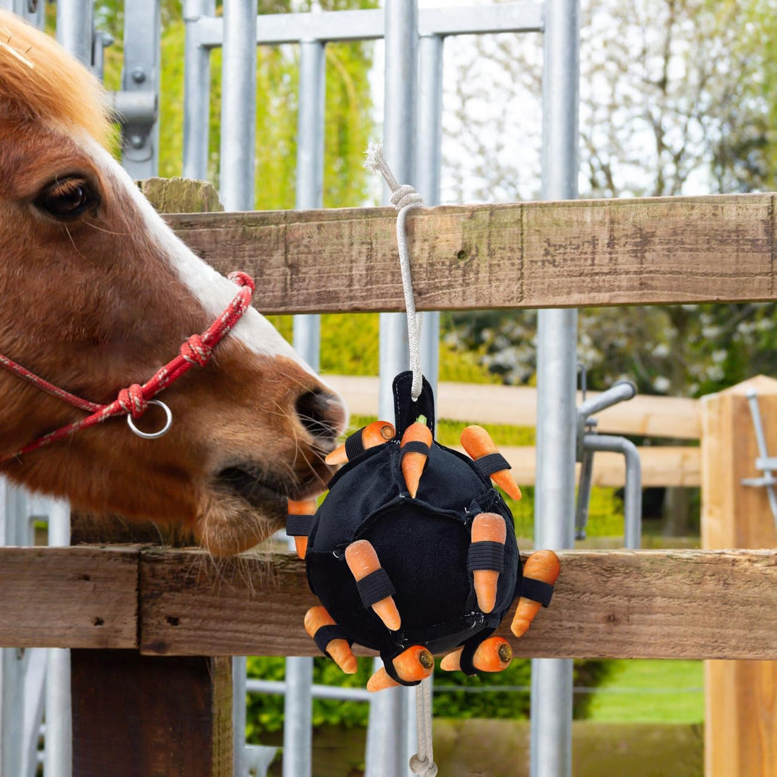 La La Pet Hanging Carrot Feeding Ball Interactive Feed Toy Relieve