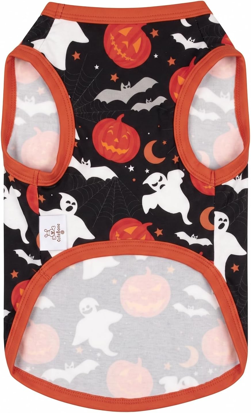 CuteBone Soft Halloween Dog Shirt Lightweight Small Puppy T-Shirts
