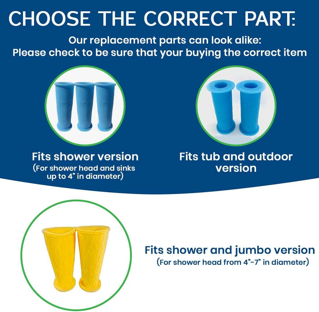 Replacement Hose Connectors for Rinseroo TUB Faucet & Sprayer, 2 Pack