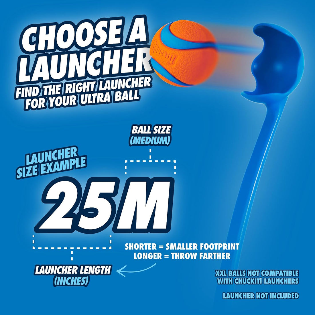 Chuckit! Ultra and Rugged Dog Balls, High-Bounce Fetch, Medium
