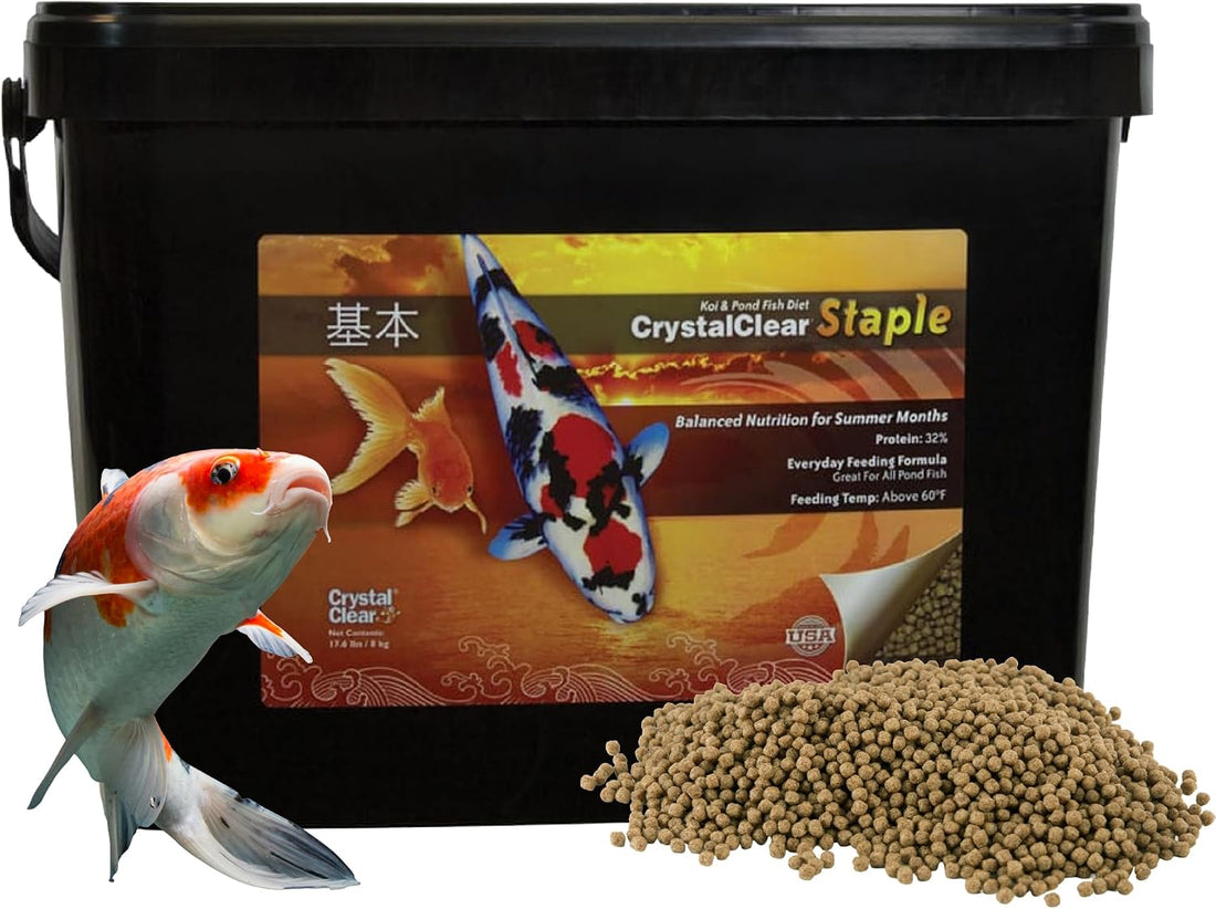 CrystalClear Staple Pond Fish Food for Koi & Goldfish, 2.2 Pound Bag