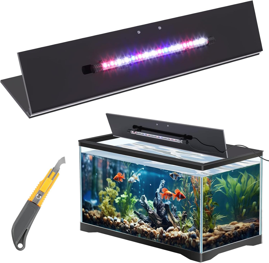 Sieral Aquarium Lids Canopy with LED Light, 3 Pcs