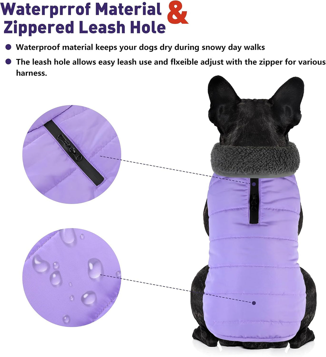 Petglad Waterproof Dog Winter Coat