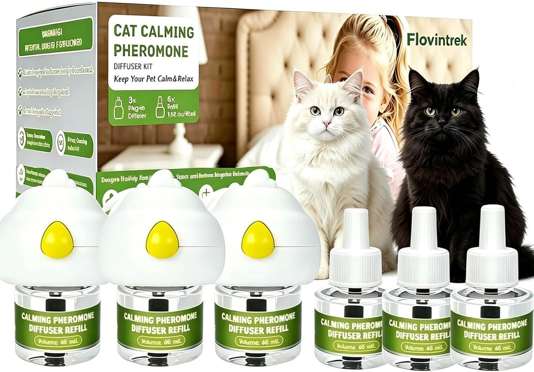 Cat Pheromone Diffuser Set 9-Pack Including 3 Plug-Ins & 6 Refills