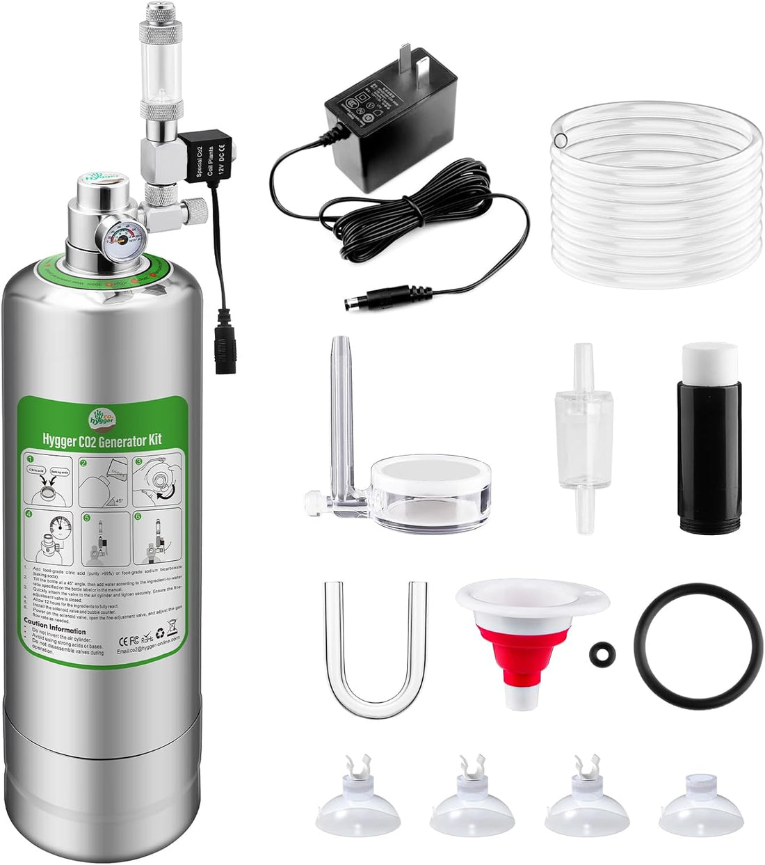 2L Aquarium CO2 Generator System