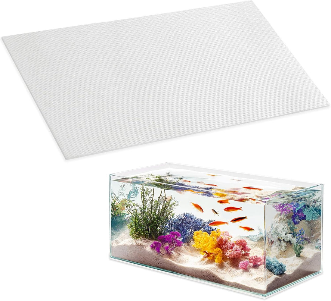 12 x 24 Inch Fish Tank Pad, 6mm Aquarium Leveling Mat, White