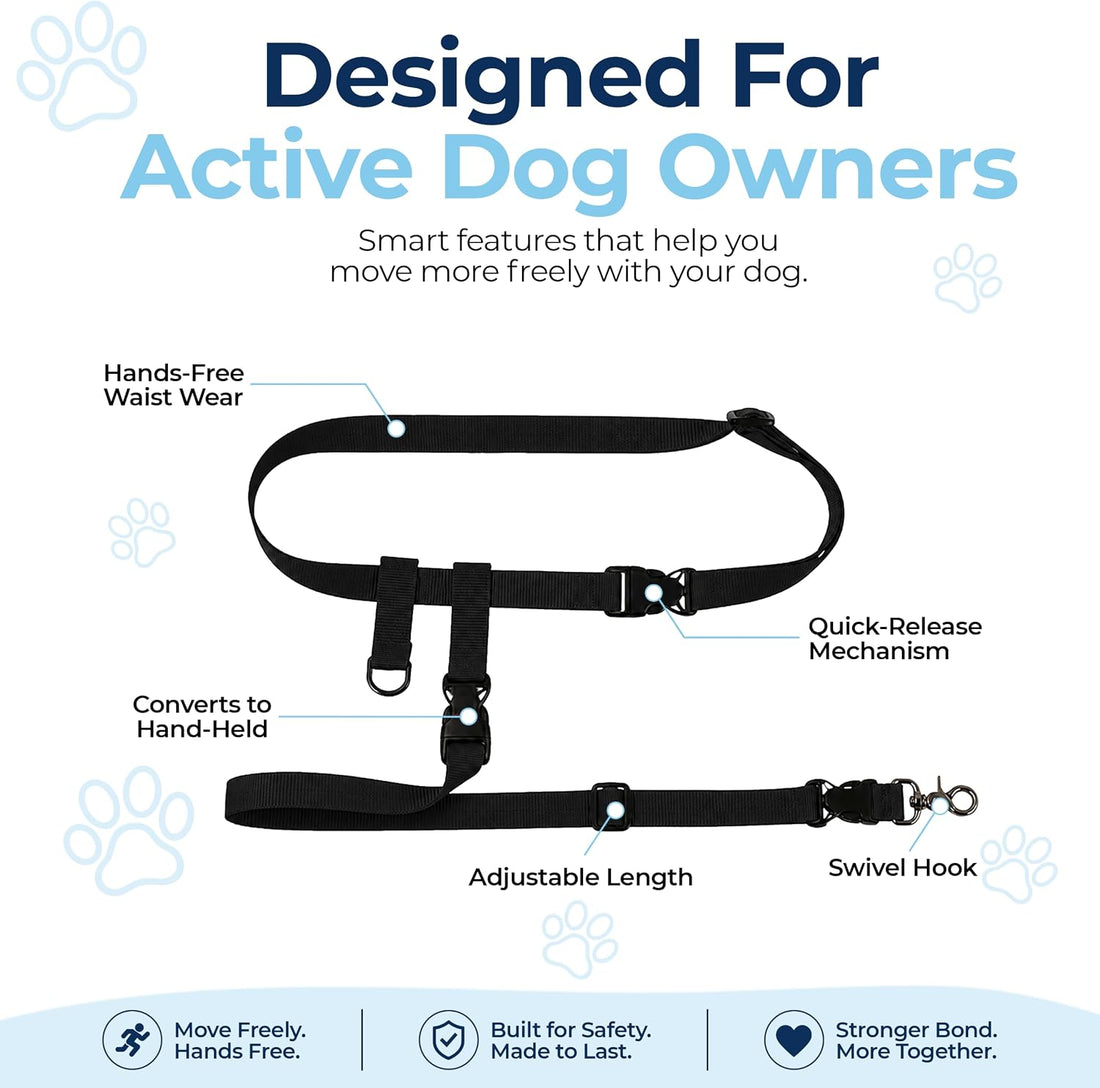 The Buddy System Adjustable Hands Free Dog Leash