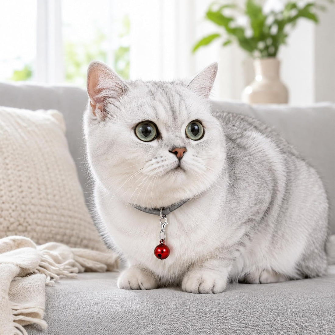 8 Pack Cat Bells for Collar Loud, Colourful Dog Cat Collar Bell