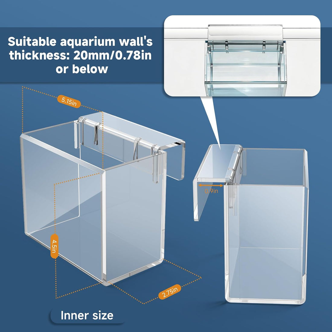 Hatchery Incubator Tank for Fish & Corals, Drip Acclimation Container