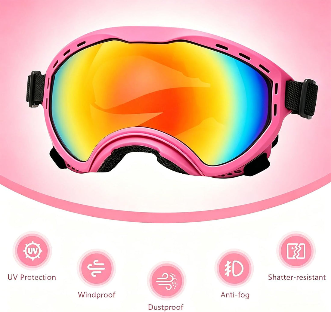 Dog Goggles for Medium Large Breed UV Protection Windproof Anti-Fog