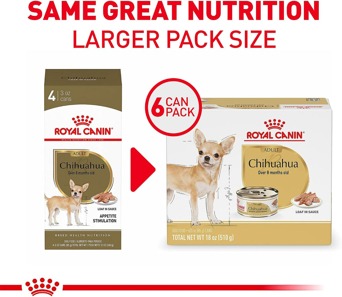 Royal Canin Breed Health Nutrition Chihuahua Adult Loaf in Sauce Dog