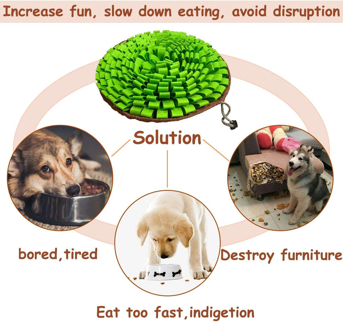 Pet Snuffle Mat for Dogs,Interactive Feed Puzzle