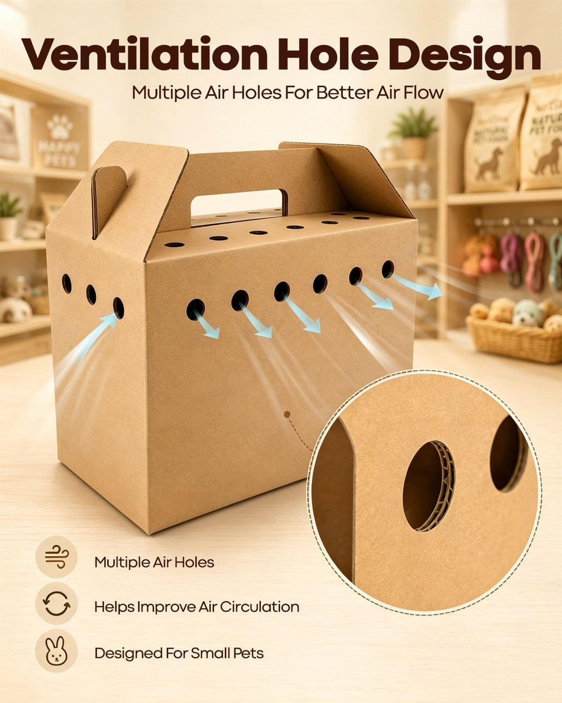 12 Pack Cardboard Pet Carrier