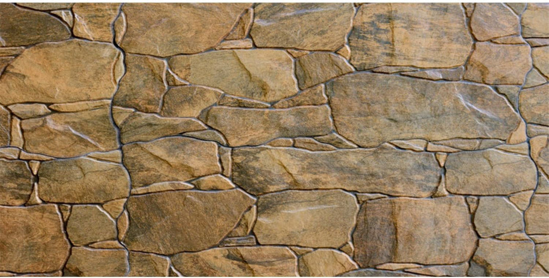 Stone Aquarium Backdrop Rock Wall Fish Tank Background 72x24