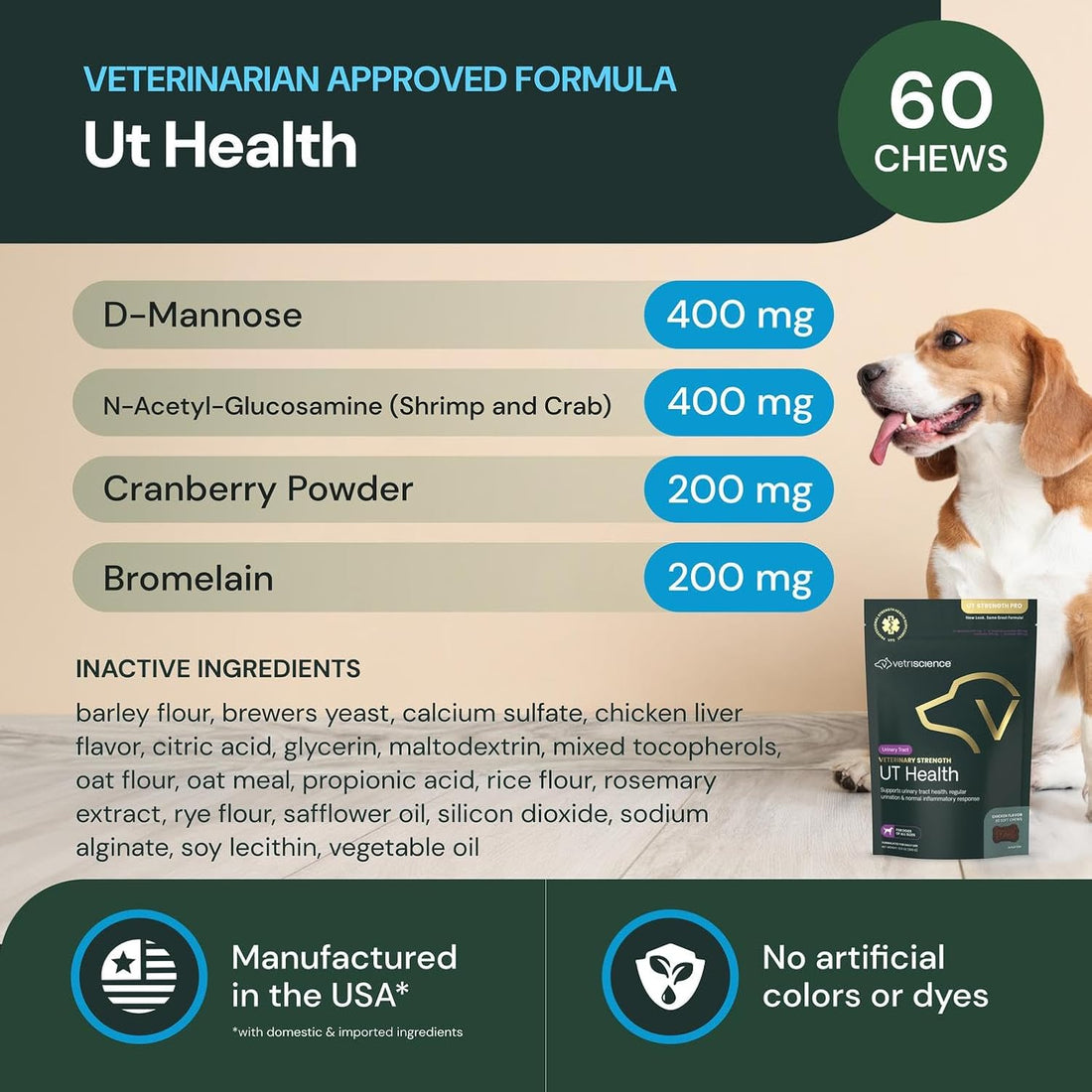 Vetriscinece Veterinary Strength UT Health Chews