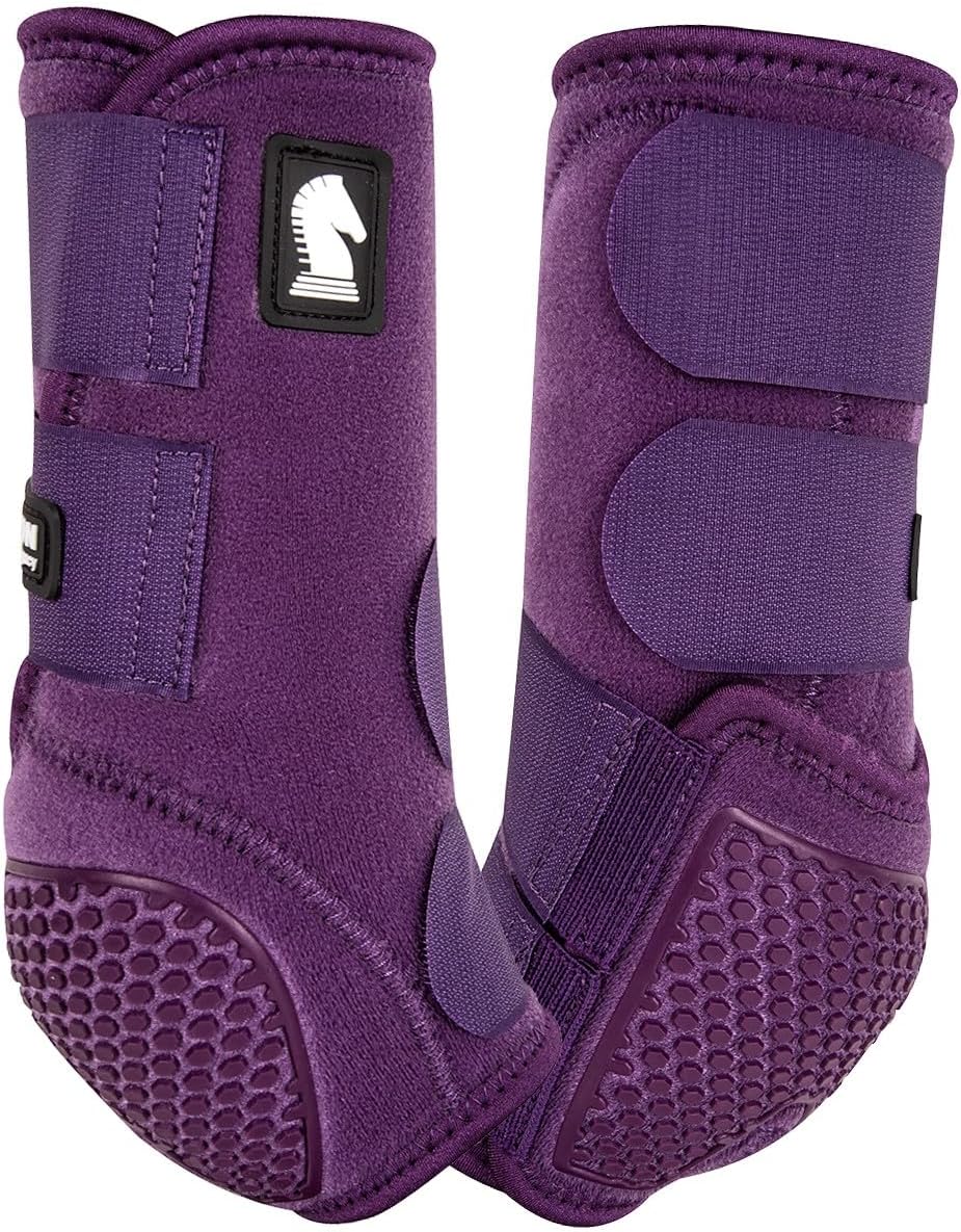 Classic Equine Flexion by Legacy2 Support Boots, Front (White, Medium)