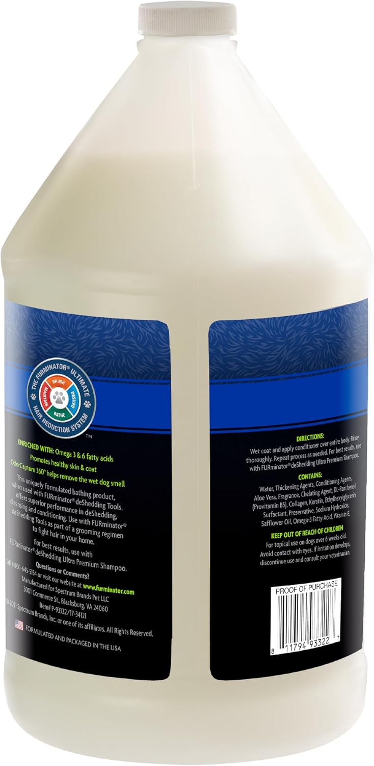 FURminator® deShedding Ultra Premium Conditioner for Dogs, 128 Oz
