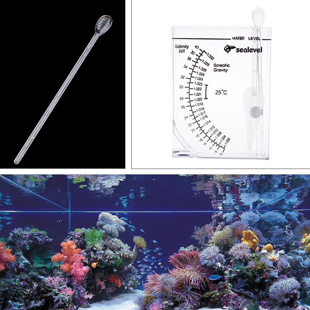 Marine Hydrometer Reef Fish Tank Aquarium Water Salinity Specific