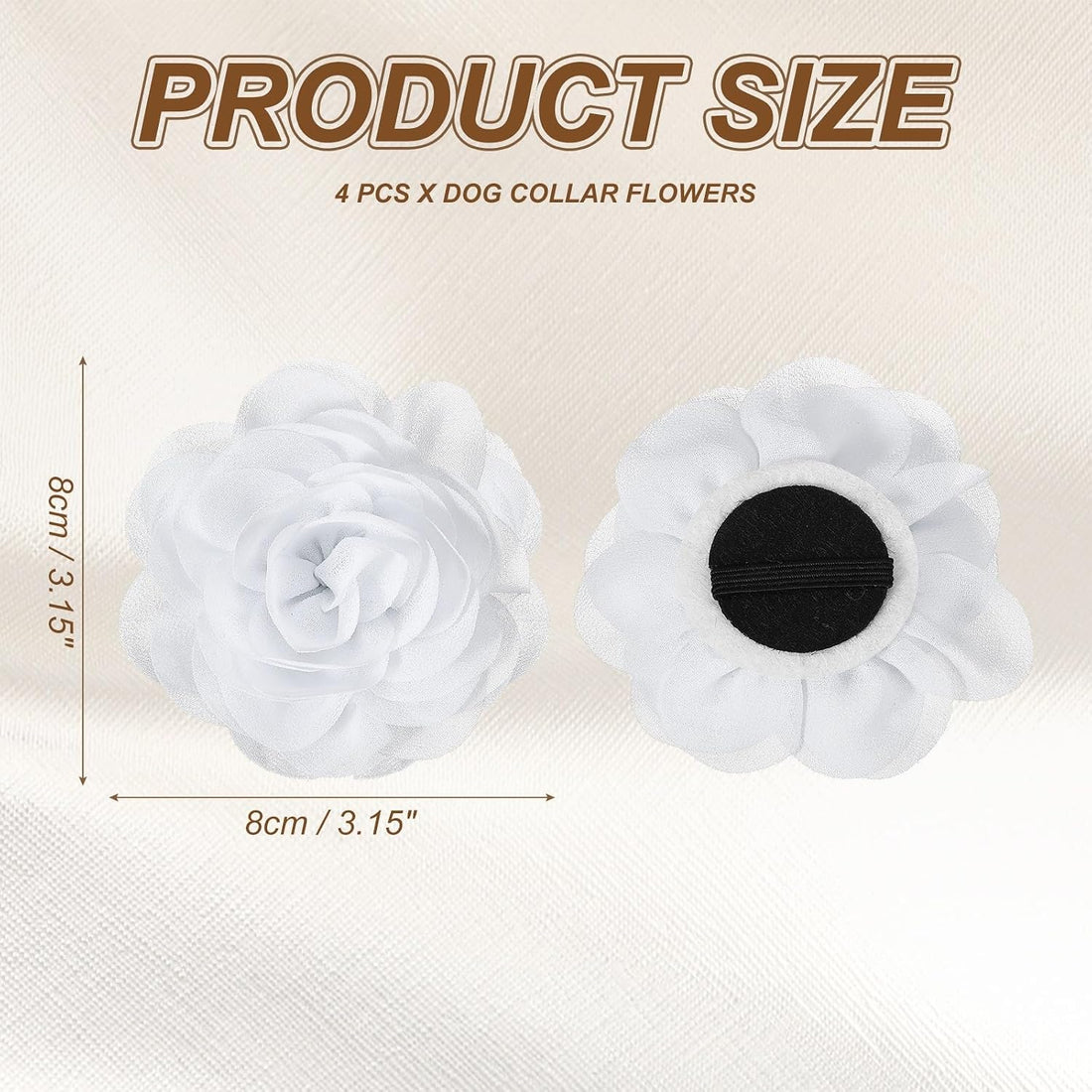 Dog Collar Flowers Pet Flower Charms