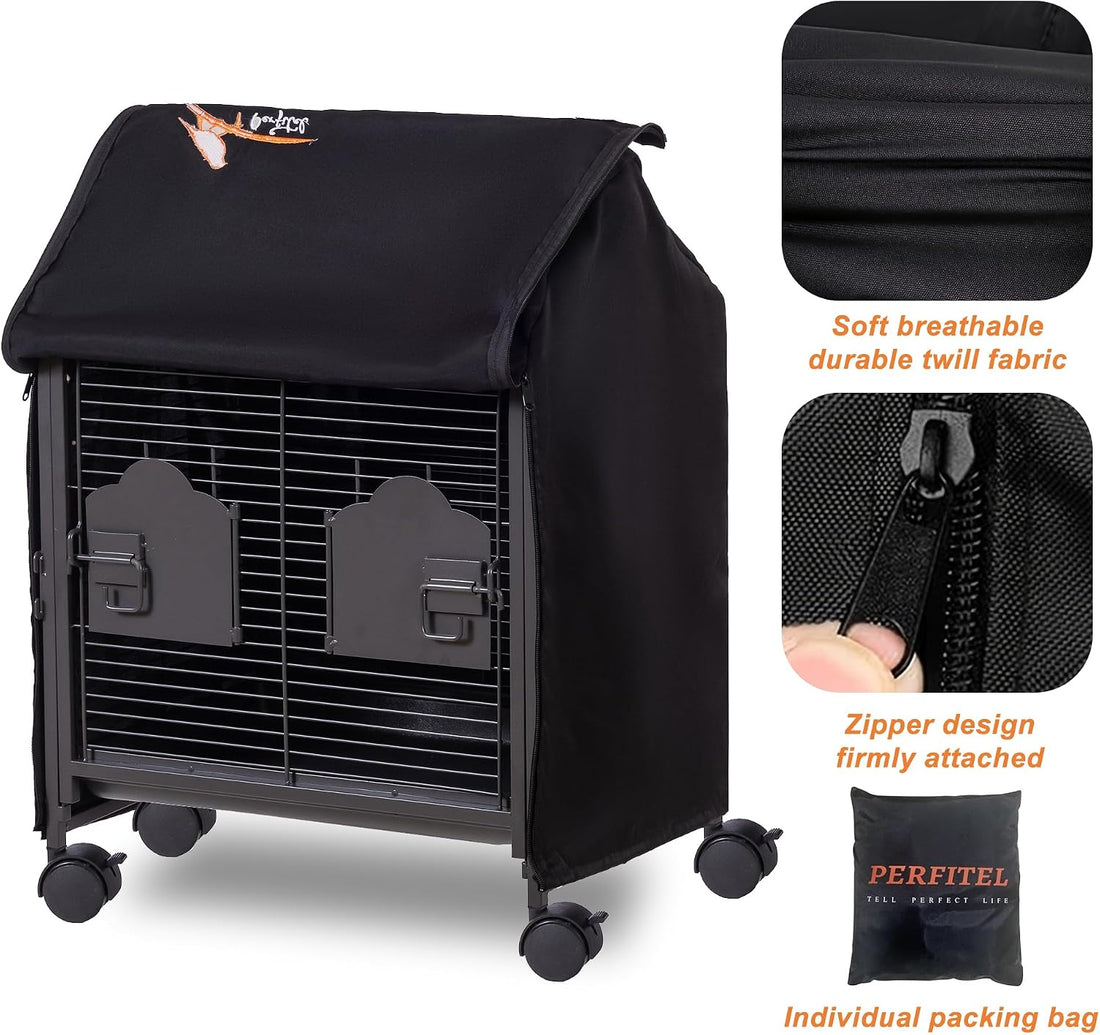Perfitel Small Bird Cage Cover Good Night Black-Out Cover