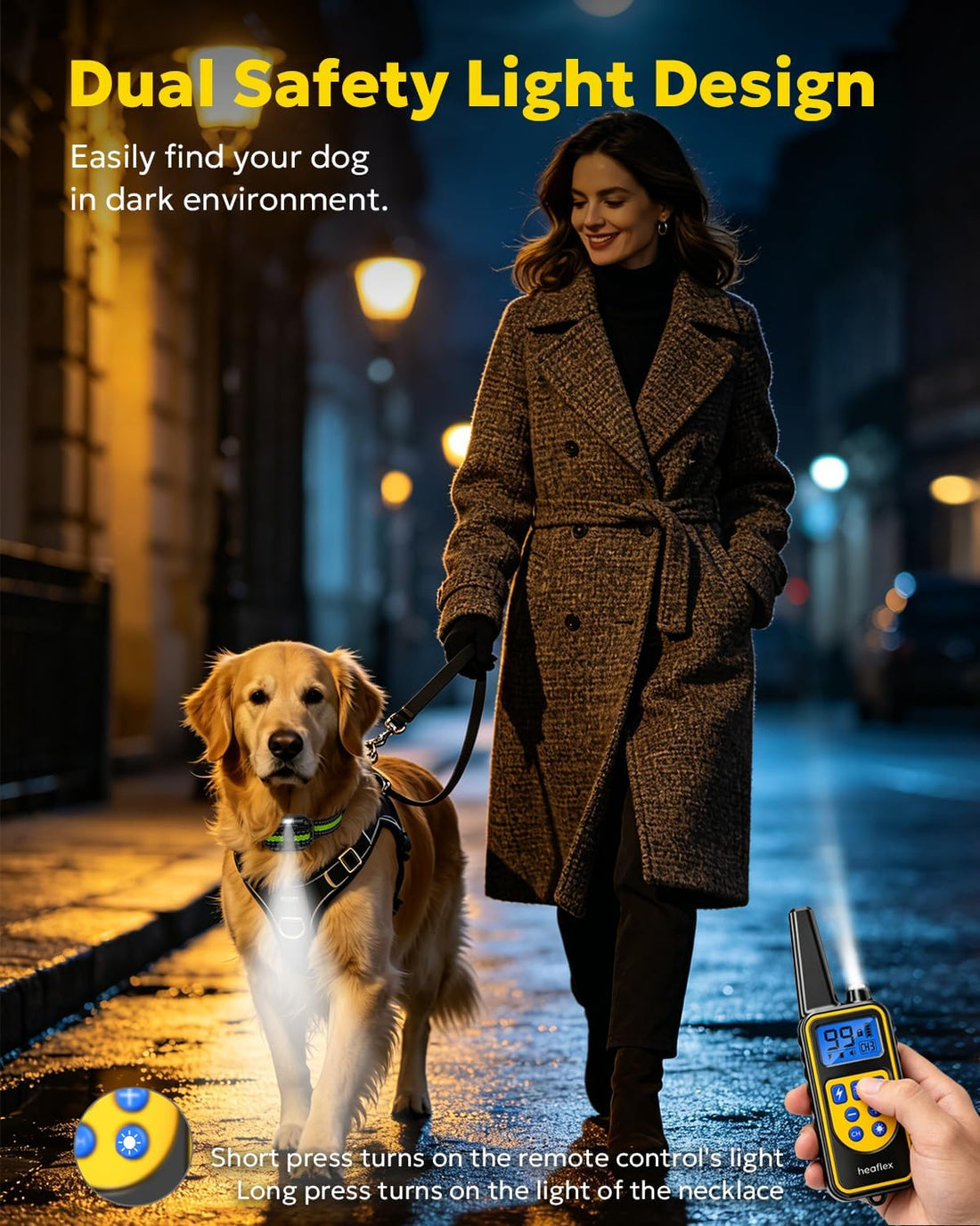 Dog Shock Collar with Remote, Dog Training Electric Collar