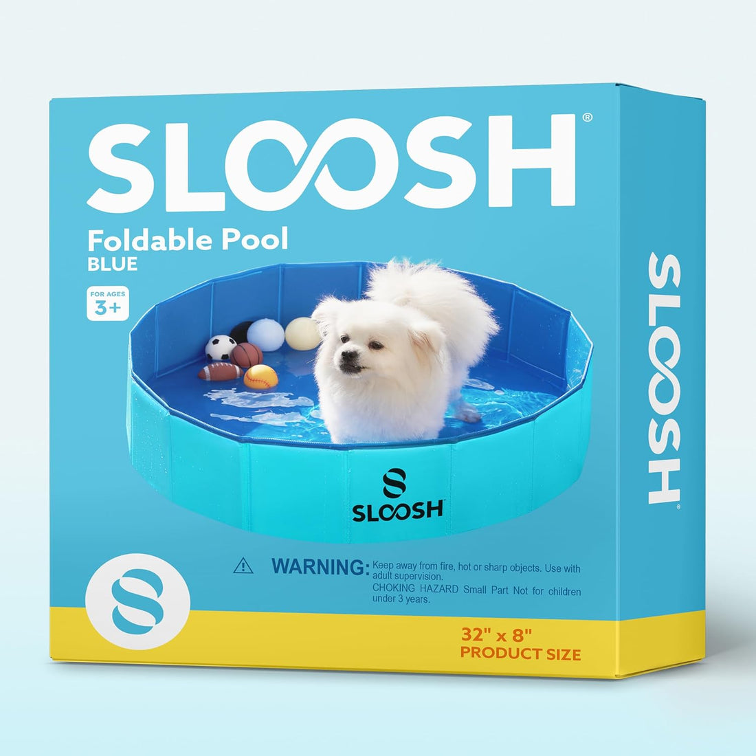 Sloosh Foldable Dog Kiddie Pool