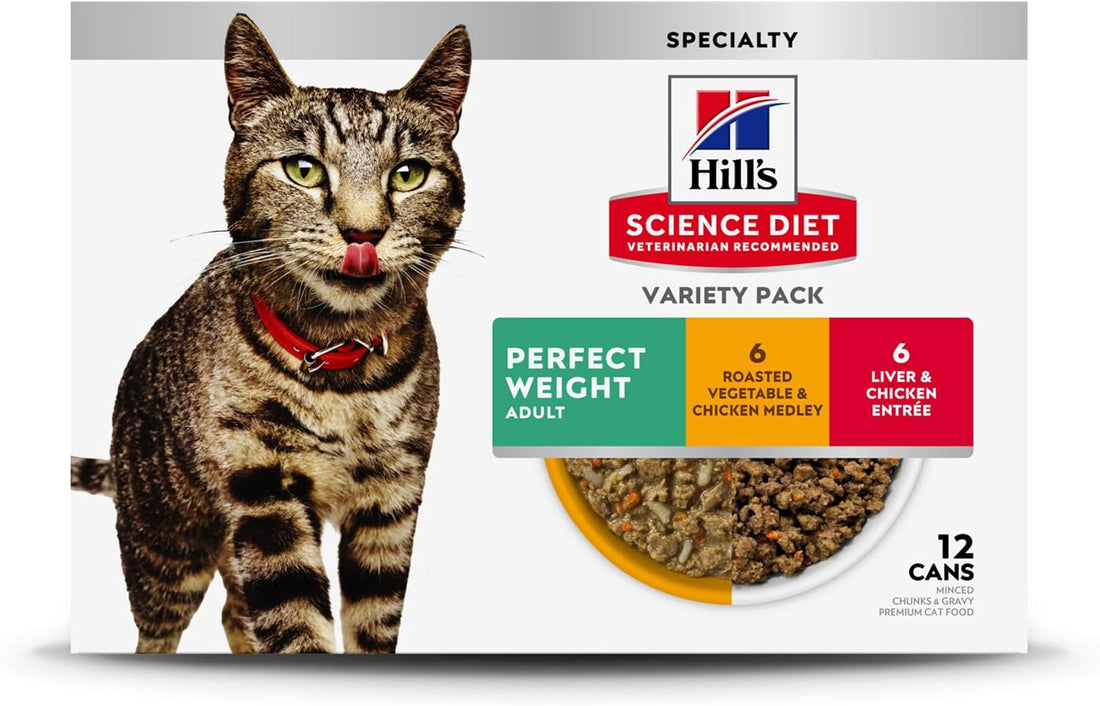 Hill's Science Diet Adult Perfect Weight Wet Cat Food Variety Pack