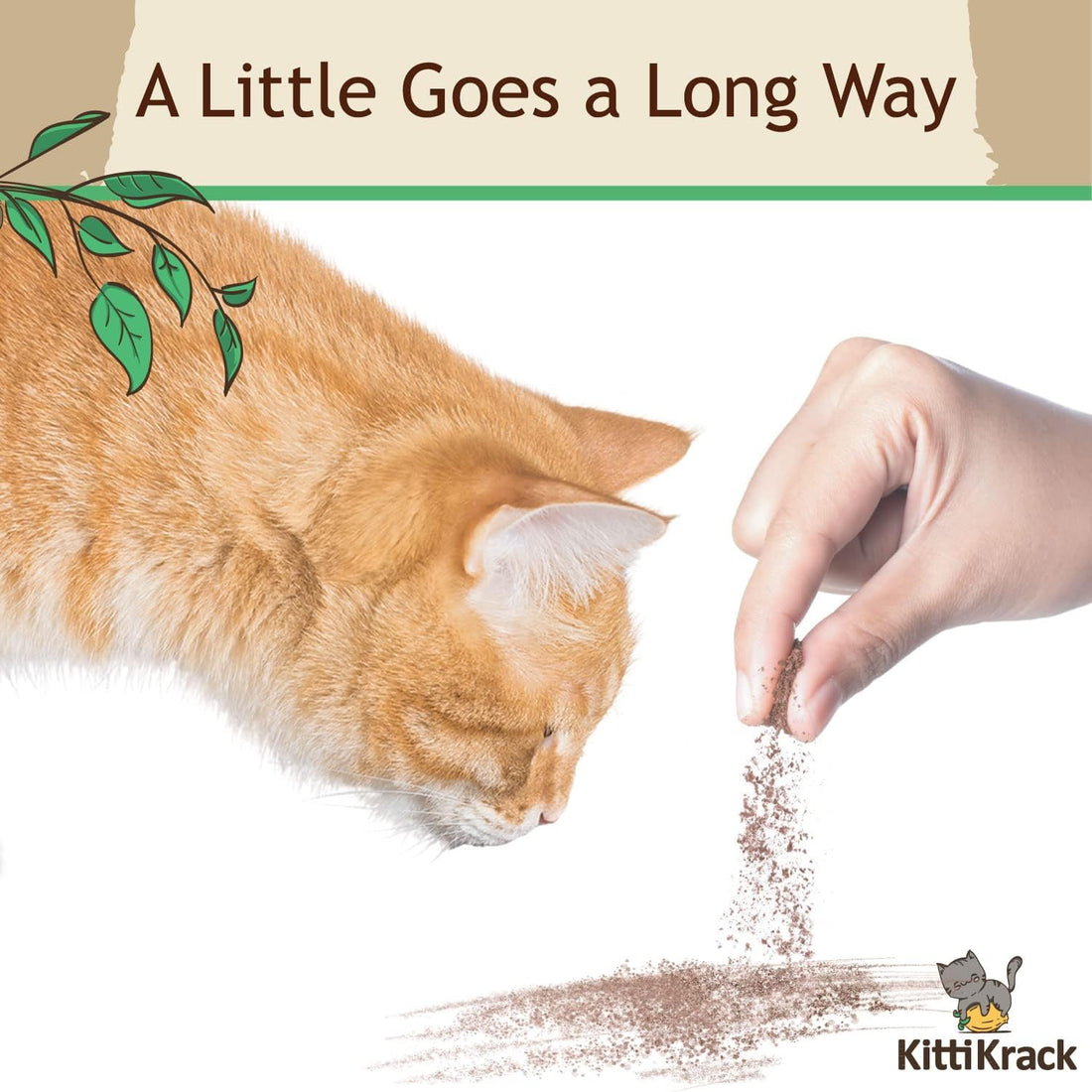 KittiKrack Organic Silvervine Catnip Powder Substitute for Cats
