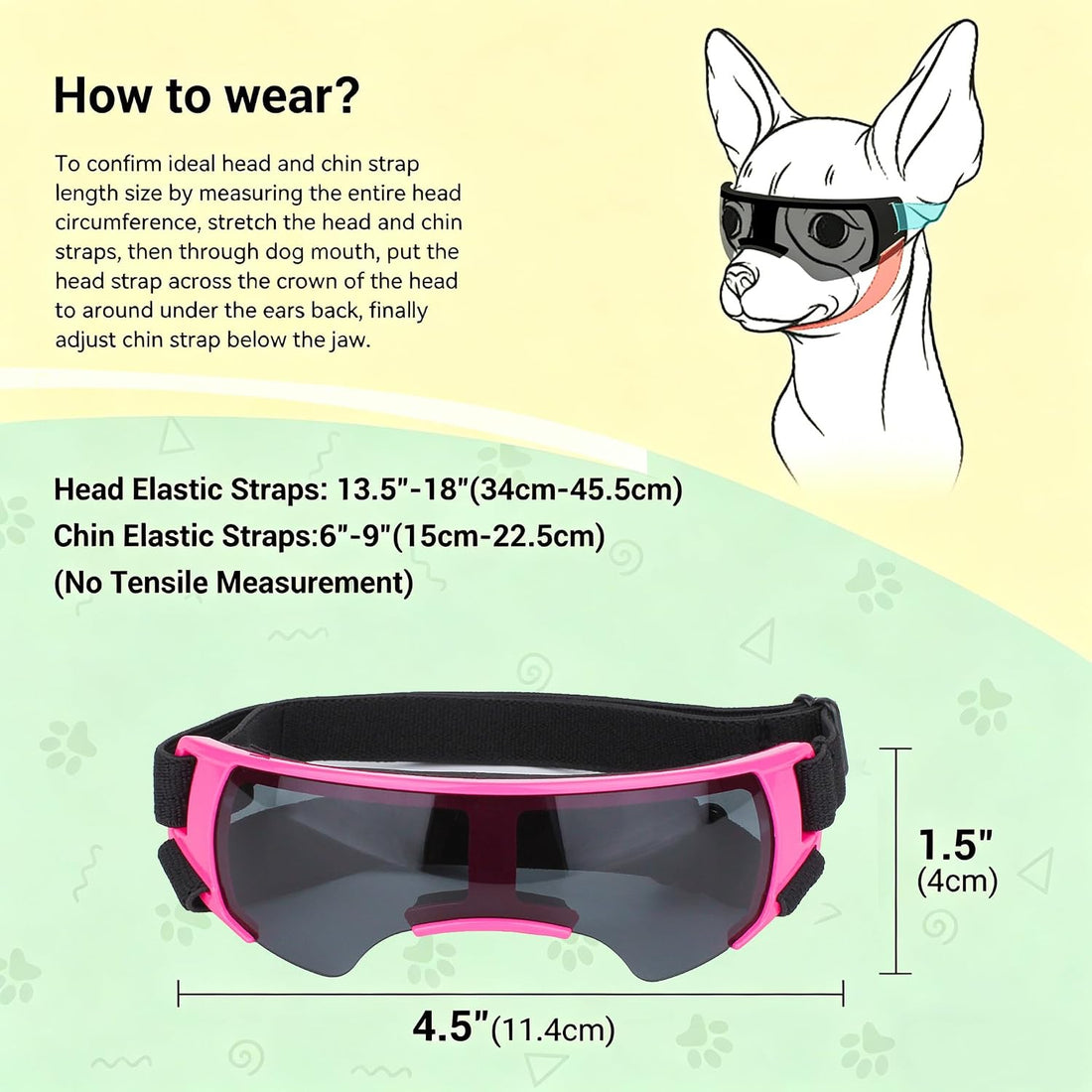 ENJOYING Dog Sunglasses Small Breed
