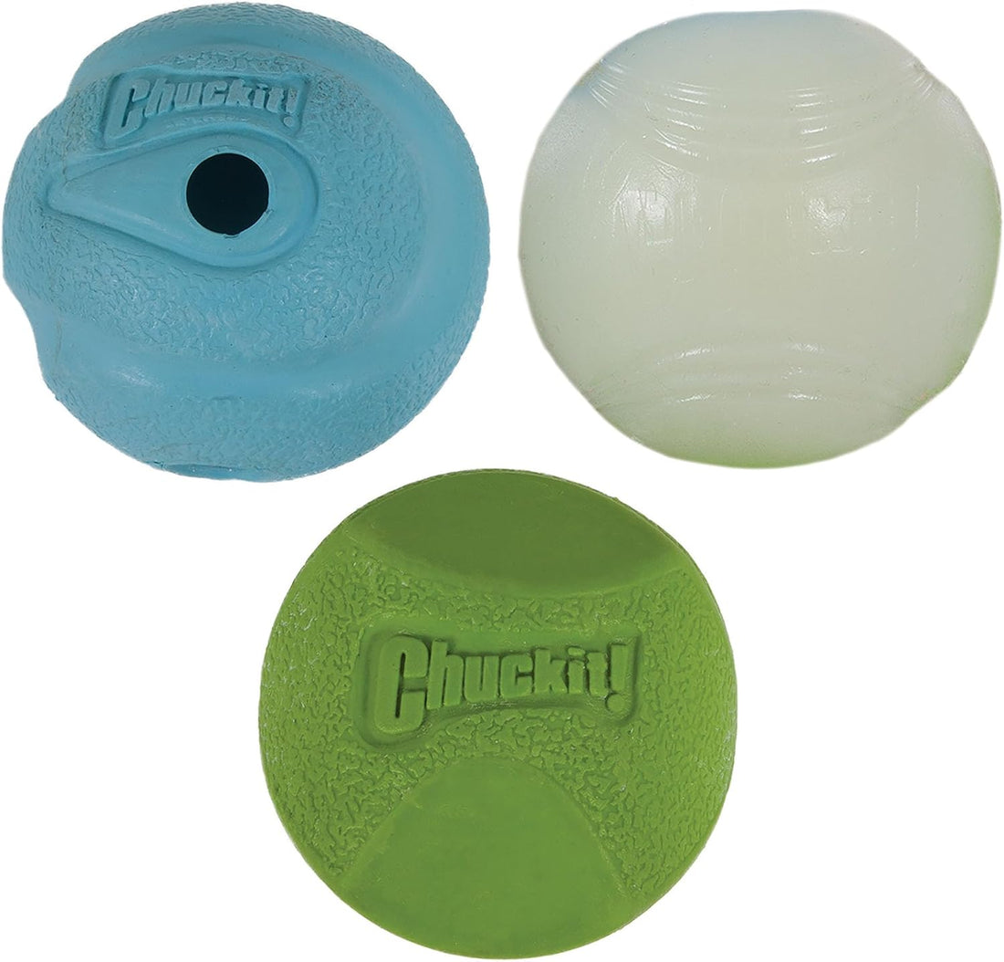 Chuckit! Ultra and Rugged Dog Balls, High-Bounce Fetch, Medium
