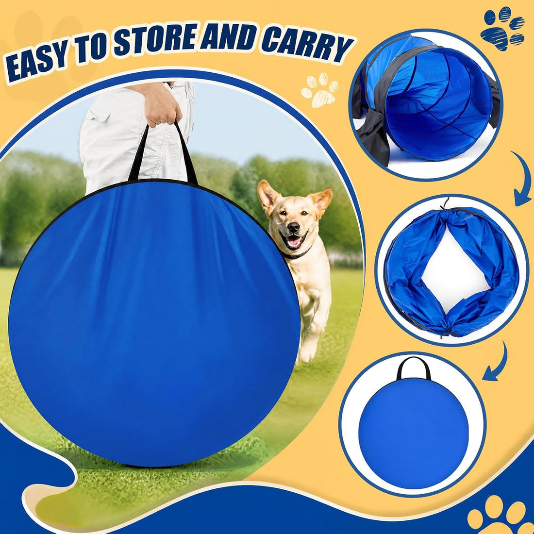 13pcs Large Dog Agility Training Equipment with 28'' Tunnel and Weave