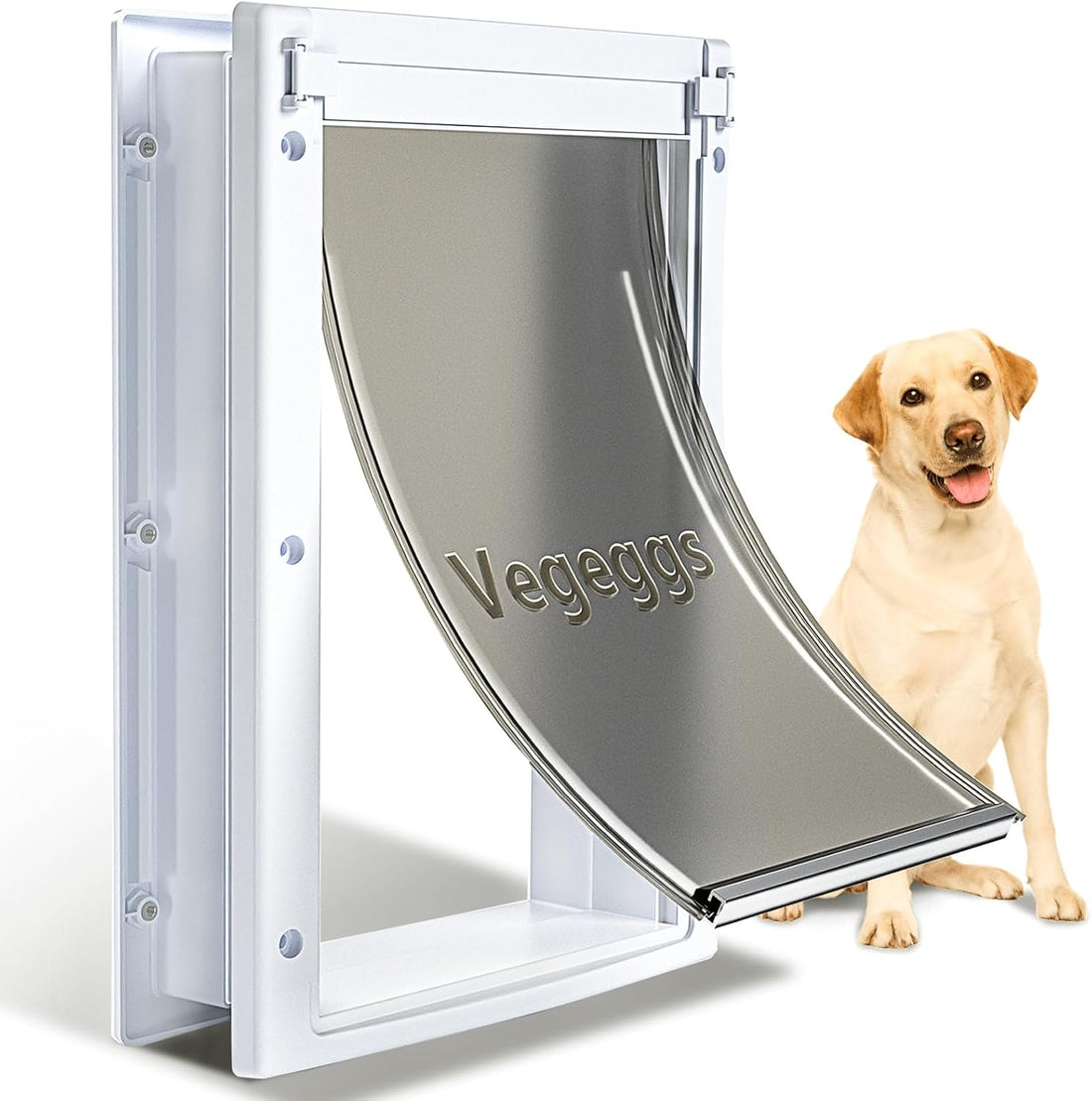 Large Dog Door for Door, Durable Plastic