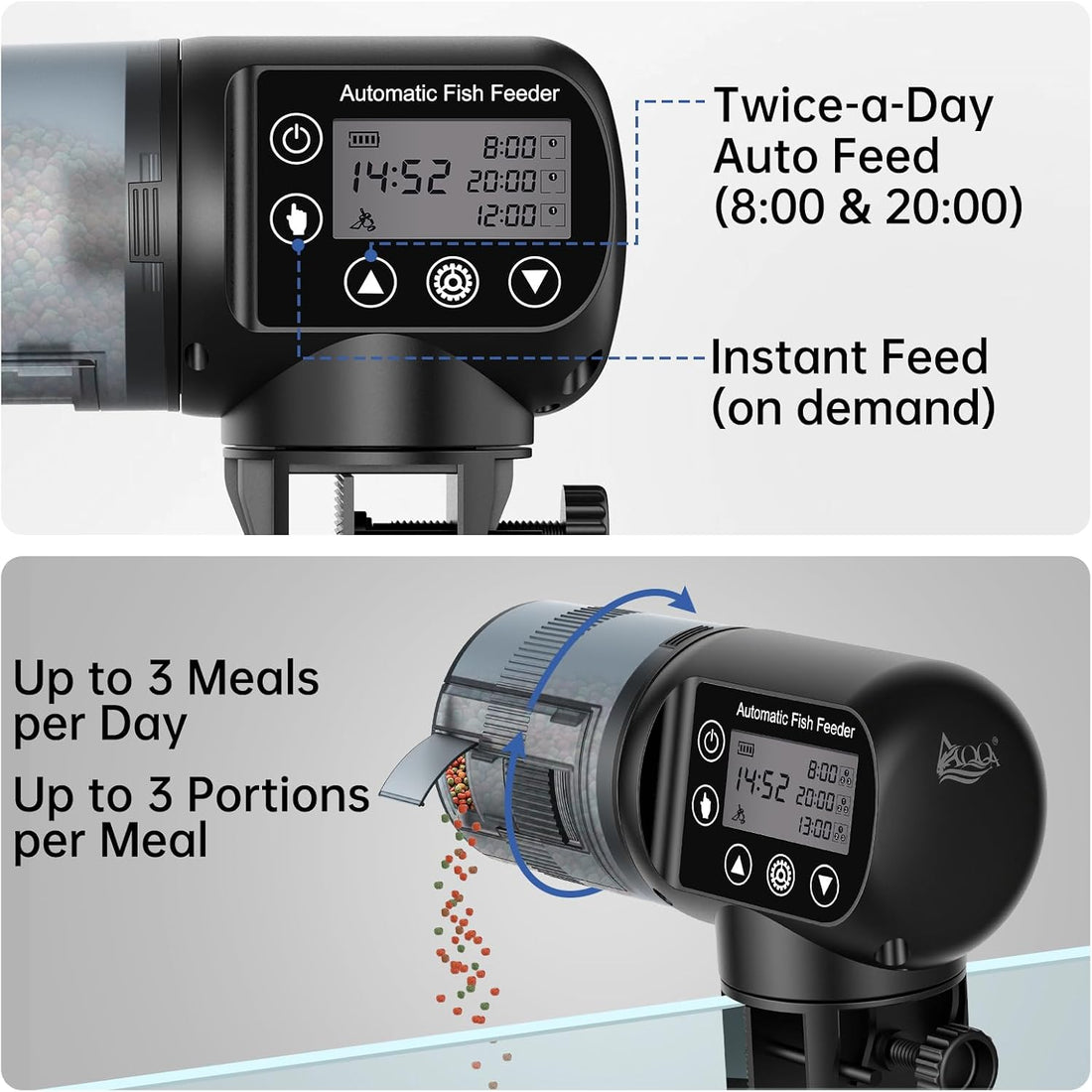 AQQA Automatic Fish Feeder for Aquarium